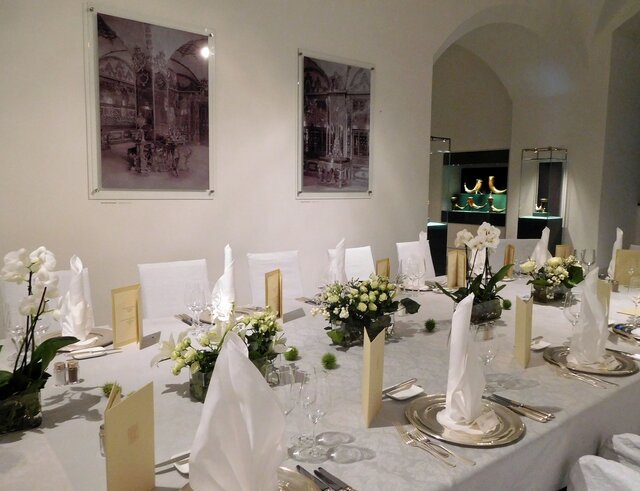 Dinner im Foyer des Historischen Grünen Gewölbes