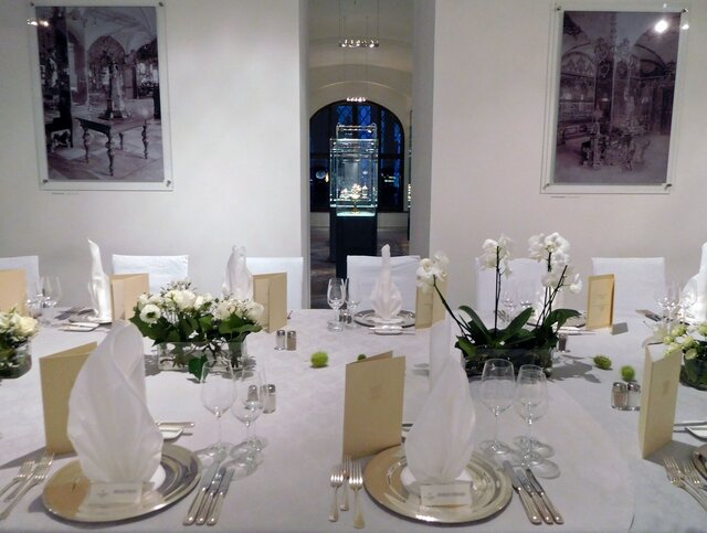 Dinner im Foyer des Historischen Grünen Gewölbes